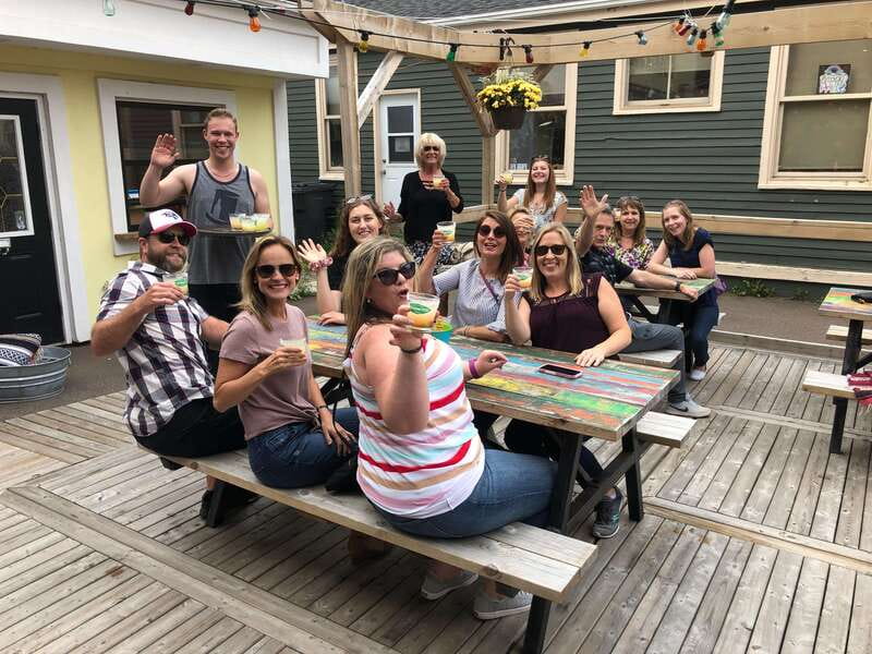 Charlottetown: Solar Food/Drink Party Bike Experience - Two food stops, with a practical warning