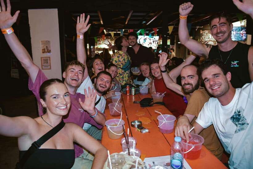 Chiang Mai Pub Crawl: The Best Nightlife in Town! - Walking through the Old Town before the bars