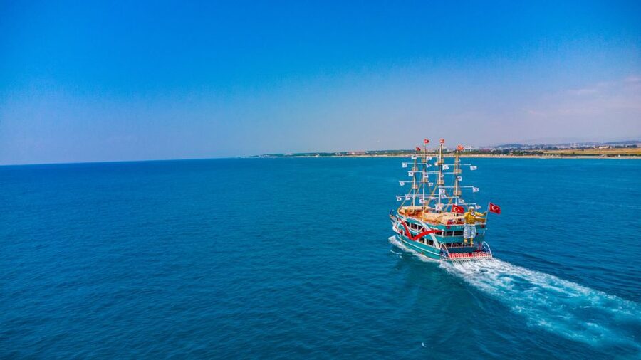 City of Side: All-Inclusive Boat Ride and Foam Party - Following the Manavgat River toward the Mediterranean