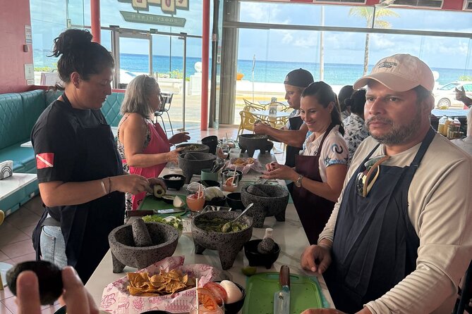 Cocktail Making in Cozumel Mexico - A Waterfront Room That Helps in Cozumel Heat