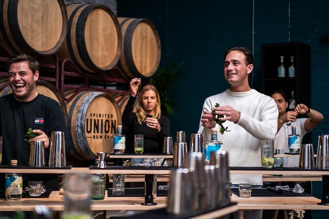 Cocktail workshop @ Spirited Union Rum Co. (Amsterdam) - George, quizzes, and the social side