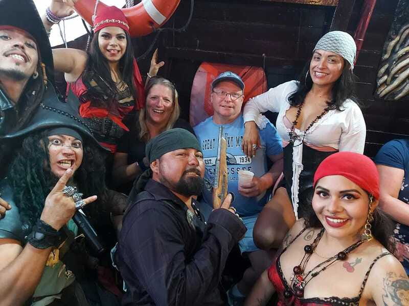 Cozumel: Pirate Ship Cruise with Open Bar, Dinner, and Show - A pirate dinner cruise with real energy