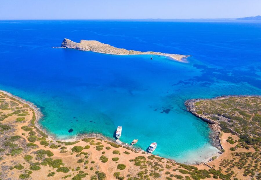 Crete: Mirabello Bay Cruise with Onboard Cocktail - My take: book it for swimming, not luxury