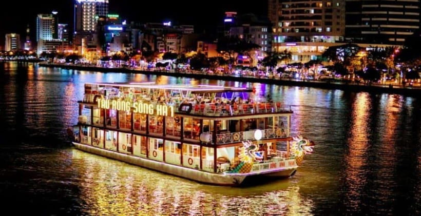 Da Nang: Han River Night Cruise with Sunrise Cocktail - Setting off from Bach Dang Street after dark