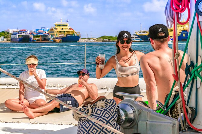 Deluxe Catamaran tour to Isla Mujeres with Open Bar and Lunch - Snorkeling at El Meco Reef