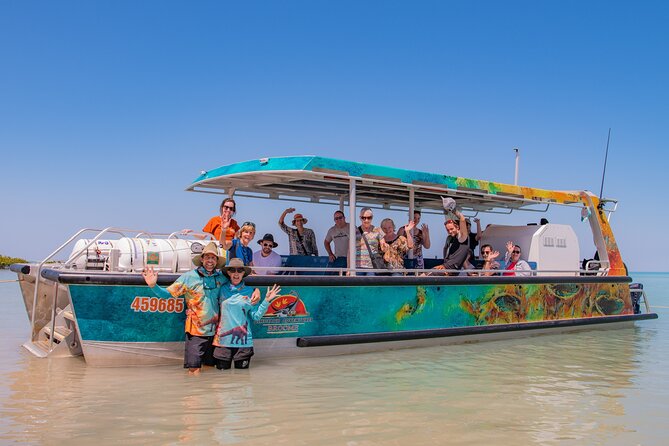 DINOSAUR ADVENTURE CRUISE - With Beachside Tapas and Cocktails - A boat ride built around Dampier Creek