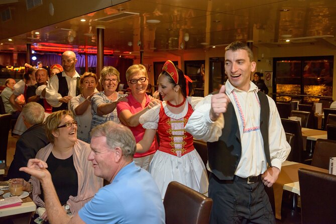 Drinks and Folklore Show Cruise in Budapest - From university buildings to the National Theatre
