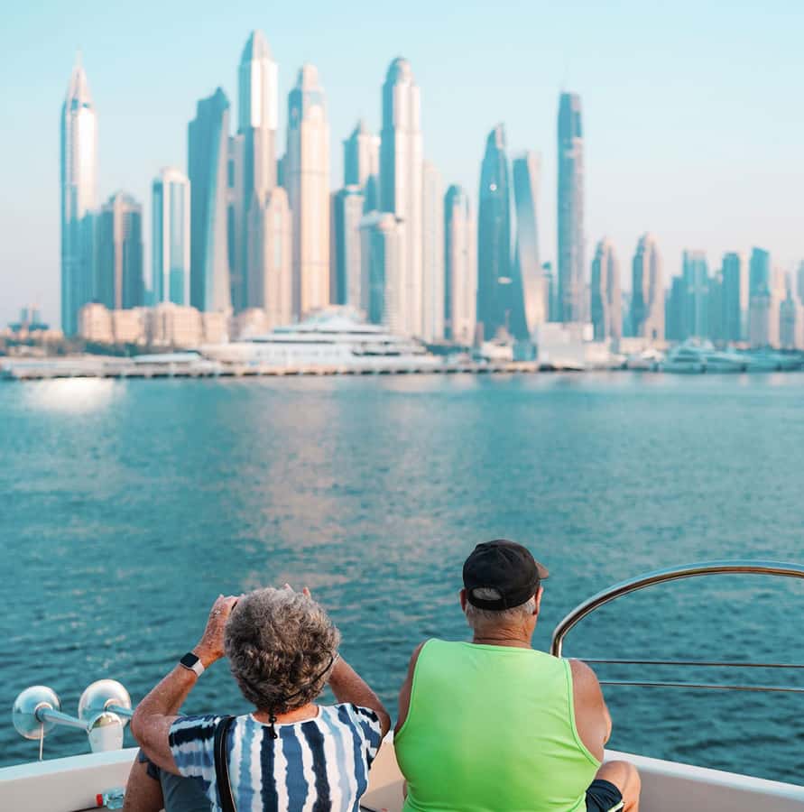 Dubai: Instagrammable Yacht Tour with Drinks & Ain/JBR Views - The Guide Commentary and Crew Service