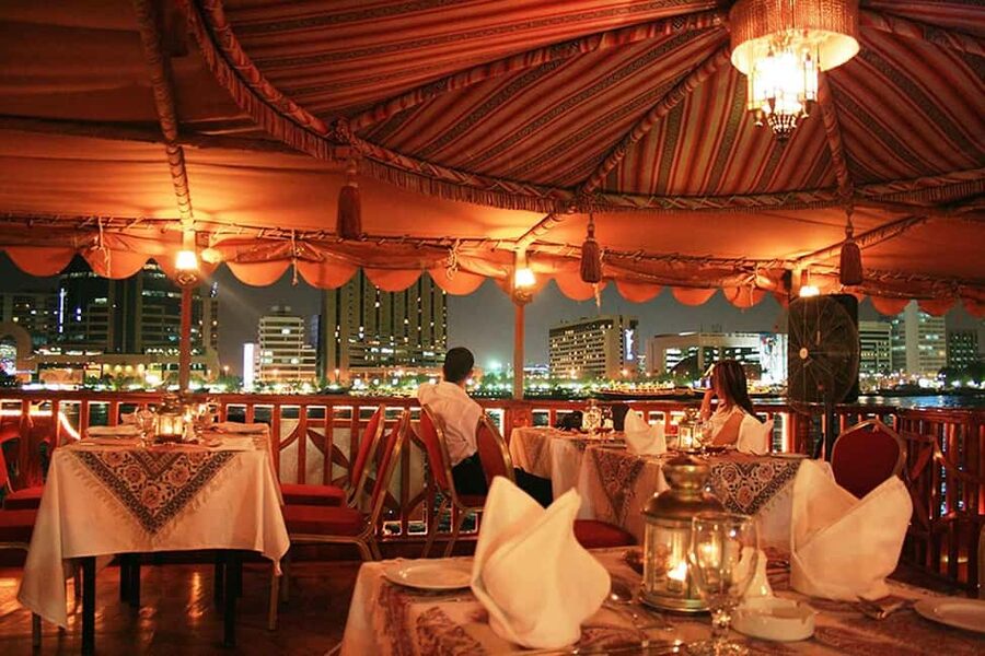 Dubai Marina Dinner Cruise – Live Show, AC & Open Bar - What the buffet and live cooking stations add