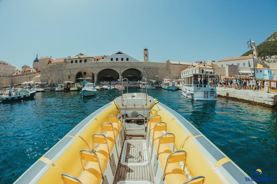 Dubrovnik: Blue Cave Afternoon Speedboat Tour with Drinks - The ride out from Dubrovnik’s Old Town Harbor