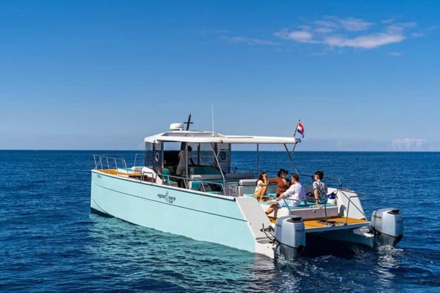 Dubrovnik: Blue Cave Catamaran Tour with Drinks and Snorkel - A relaxed way to reach the Elaphiti Islands