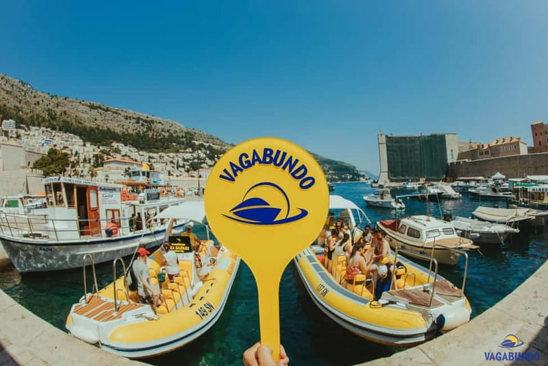 Dubrovnik: Morning Blue Cave speedboat tour with drinks - The boat ride beside Dubrovnik’s old walls