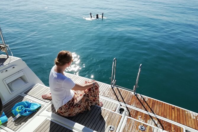 Exclusive Barcelona Private Luxury Sailing Cruise with Open Bar - Heading into open sea beneath the Olympic Towers