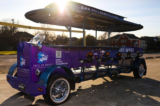Explore Houston’s Hip Hop Culture on a 100% Motorized Party Bike - What you get for $45.99