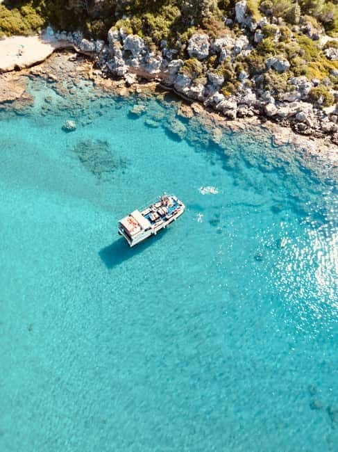 Faliraki: Boat Trip to Anthony Quinn & The Caves with Drinks - At a glance