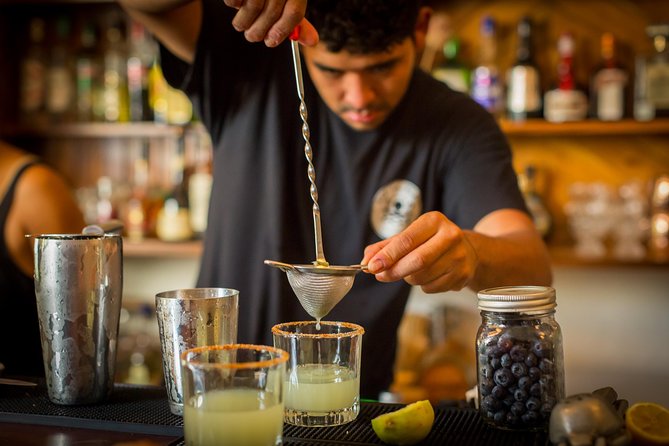 Food & Mixology Tour:Tequila,Tacos, Mezcal and Agave Cocktails - Mezcal tasting and a hands-on paloma lesson at Zapata