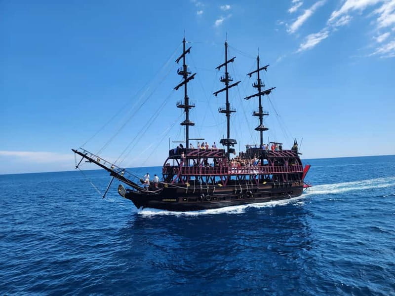 From Antalya: Kemer Pirate Party Boat Trip w/Lunch & Pickup - The Transfer Can Change the Value