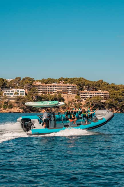 From Palma: 2-Hour Speedboat Tour with Drinks and Snorkeling - The west coast ride brings the adrenaline