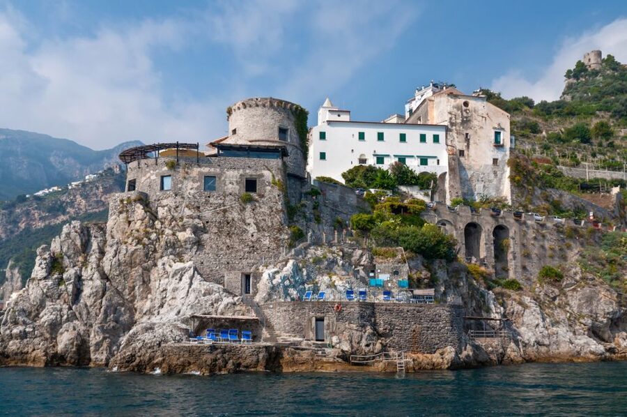 From Praiano: Amalfi Coast Guided Private Cruise with Drinks - Caves, limestone walls, and the Emerald Grotto