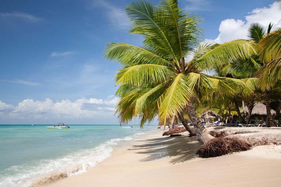 From Punta Cana: Catamaran Tour to Saona Island with Open Bar and Buffet - From Punta Cana to Bayahibe by road