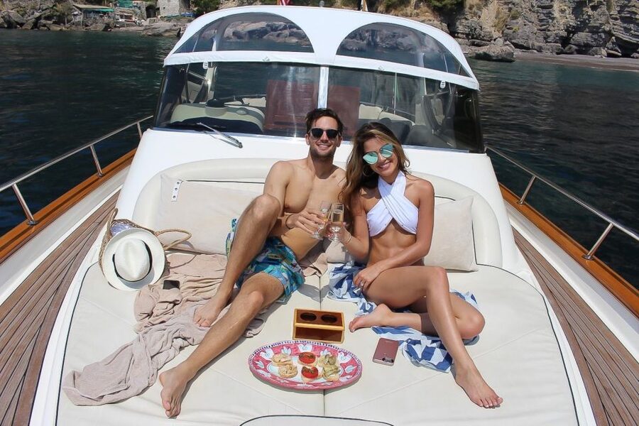 From Salerno: Day Trip to Amalfi Coast by Boat with Drinks - Leaving Salerno on the traditional gozzo