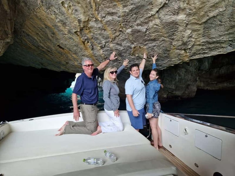 From Sorrento: Full-Day Boat Tour to Capri with Drinks - Capri from the sea: caves, cliffs, and the Faraglioni