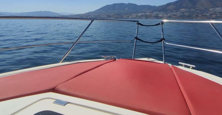 Fuengirola: Fantastic Dolphin Watching Yacht Tour with Drink - Leaving Puerto de Fuengirola for the open water