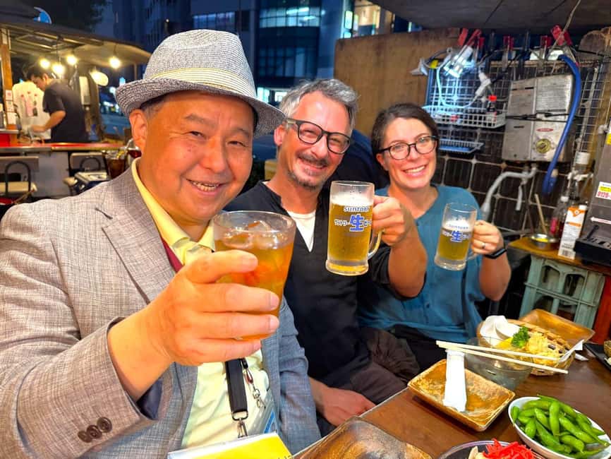 Fukuoka: Tenjin Area Drink & Food Tour with Local Guide - Key points at a glance