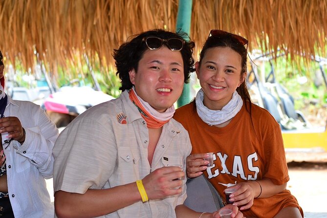 Full Day ATV Experience and Booze Cruise with Open Bar - The catamaran starts with snorkeling
