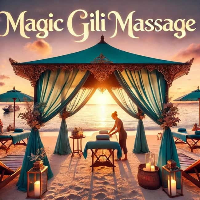 Gili Trawangan: Beach Massage with Sunset and Cocktail - Choosing between a Balinese and Lombok massage