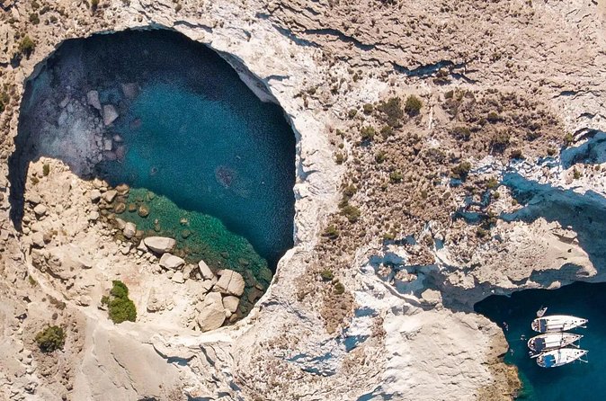 Half day adventure to Kleftiko bay and Open Bar with Lunch - Sykia Bay and the cave swim