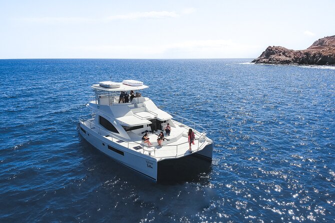 Half Day Cabo Snorkel Adventure with Lunch and Open Bar - Two bays, one catamaran, and a useful dose of flexibility