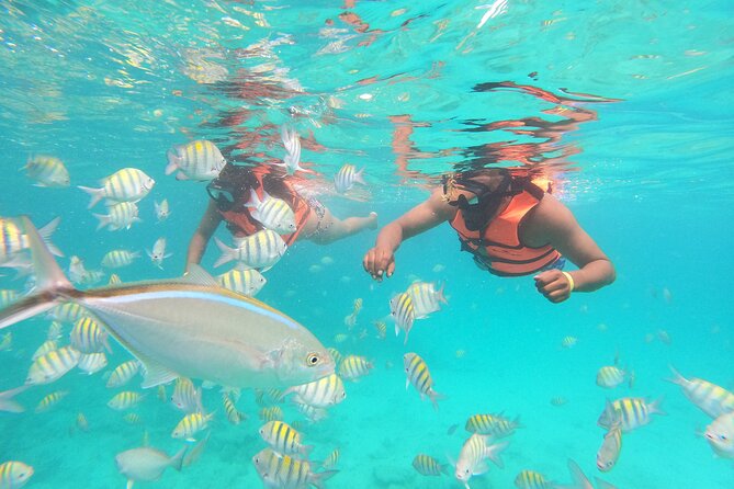 Half-Day Private Party Boat and Snorkeling in Punta Cana - The natural pool at the end