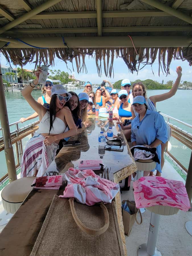 Happy Hour and a Half Cruise • 1.5hrs • Public - A steady 26-foot catamaran, not a rocking party boat
