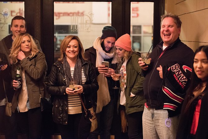 Haunted Houston Booze and Boos Ghost Walking Tour - Meeting your guide at Angel Share