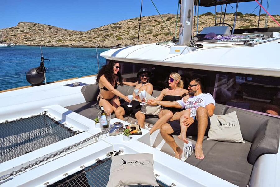 Heraklion: Dia Catamaran Tour - Lunch, Open Bar & Snorkeling - Key points to know before booking