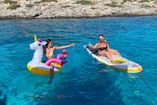 Heraklion: Dia Island Catamaran Cruise with Water Toys - The afternoon return to Heraklion