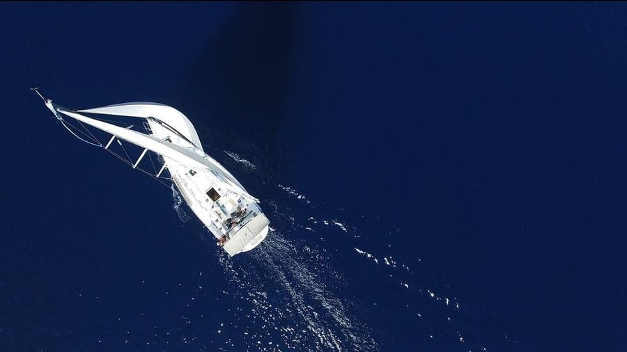 Heraklion: Sailing Cruise to Dia Island with Drinks and Meal - The return sail and possible sunset