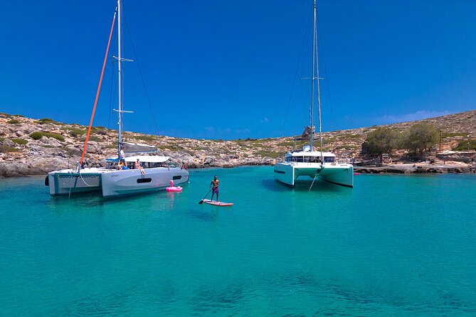 Heraklion: Sunset Luxury Cruise with Sushi and Open Bar - Swimming and water time beside Dia
