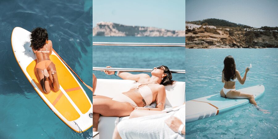 Ibiza: Adults-Only Cruise with Drinks, Food, Snorkel, and DJ - Cala Comte and the main two-hour water stop