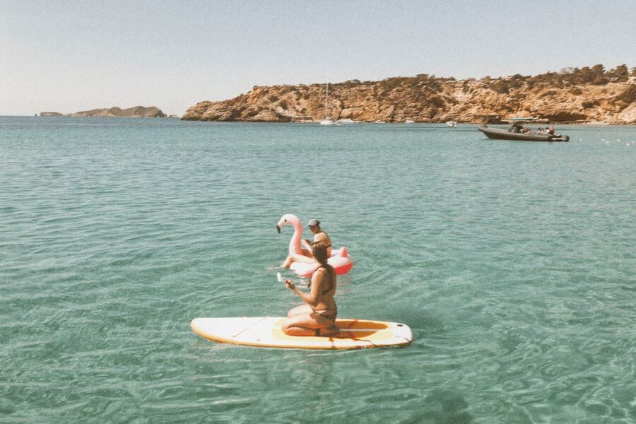 Ibiza: Adults-Only Cruise with Drinks, Food, Snorkel, and DJ - Cala Tarida and the coastal views