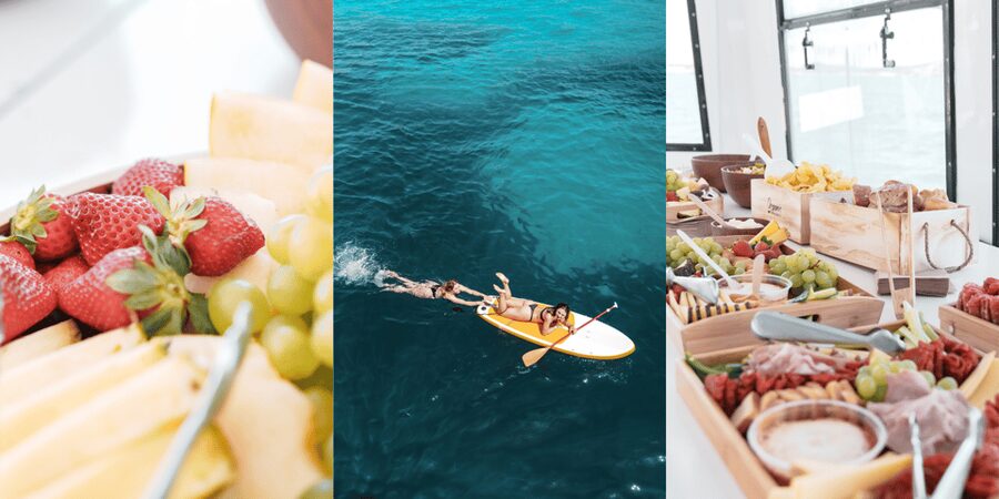 Ibiza: Adults-Only Cruise with Drinks, Food, Snorkel, and DJ - Lunch, six drinks, and what the $85 covers