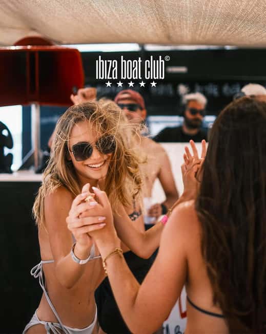 Ibiza: Bottomless Brunch at Ibiza Boat Club with Drinks & DJ - Paella show cooking and a proper taste of Ibiza