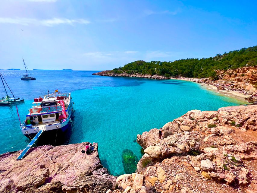 Ibiza: Cala Salada & North Cruise with Drinks & Snorkeling - San Antonio departure and the double-decker boat