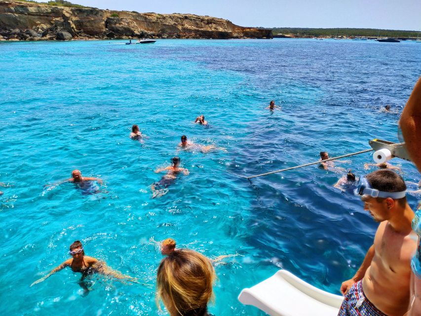 Ibiza: Crystal Waters Formentera, Open Bar and Buffet Lunch - The west coast and Cap de Barbaria