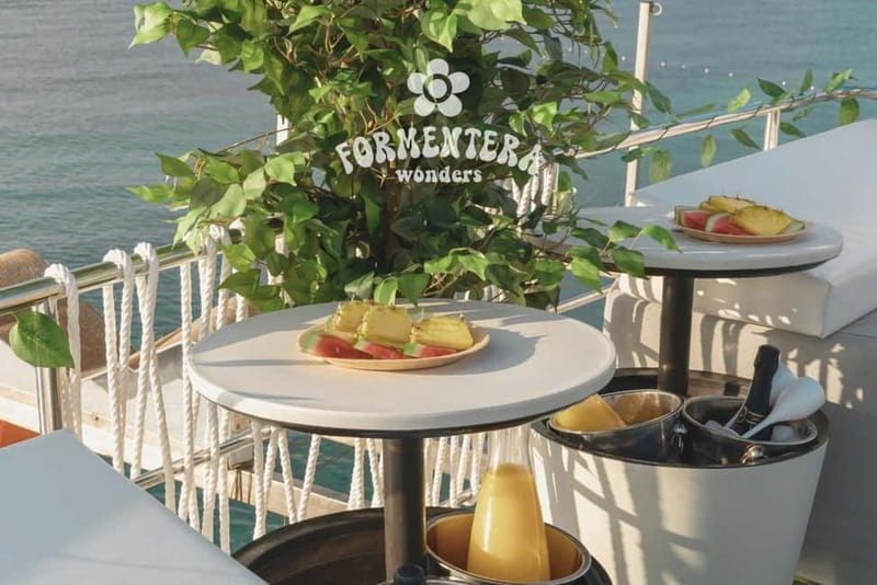 Ibiza: Formentera Cruise w/Breakfast, Paella, and Open Bar - The catamaran has space, shade, and optional upgrades