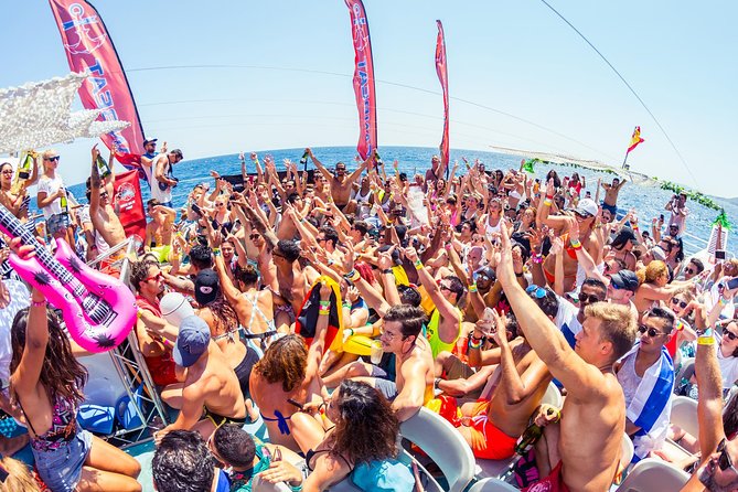 Ibiza Ocean Club Boat Party with 3 Hours Premium Drinks and DJ - Views, the Castle of Ibiza, and the limits of sightseeing
