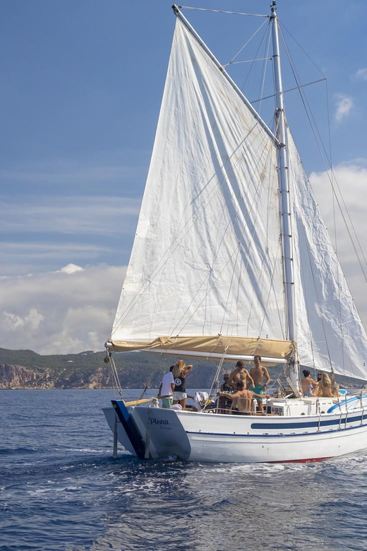 Ibiza: Private Sailboat with Premium Open Bar, Food & Music - Paddleboards, snorkeling, and the covered deck