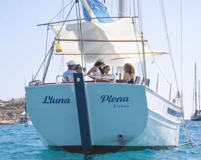 Ibiza: Private Sailboat with Premium Open Bar, Food & Music - Leaving Sant Antoni Port for the open water