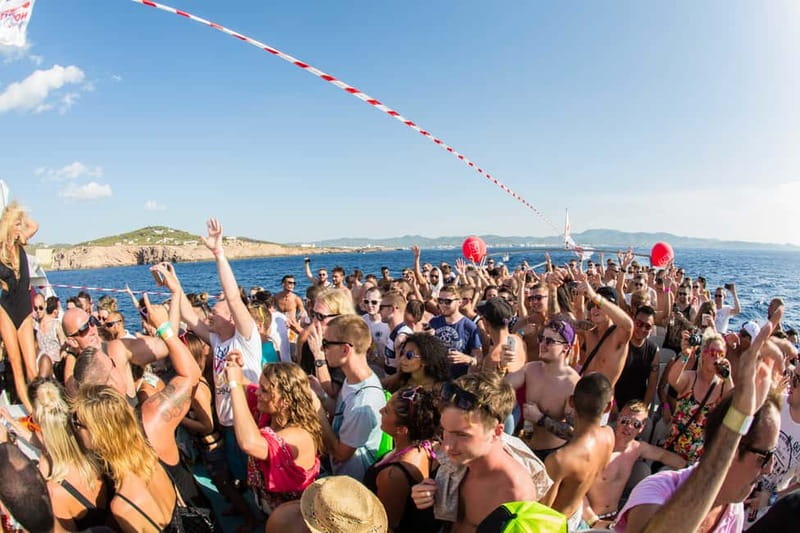 Ibiza: Sunset Boat Party Cruise with DJs with 2 Clubs - Key points at a glance